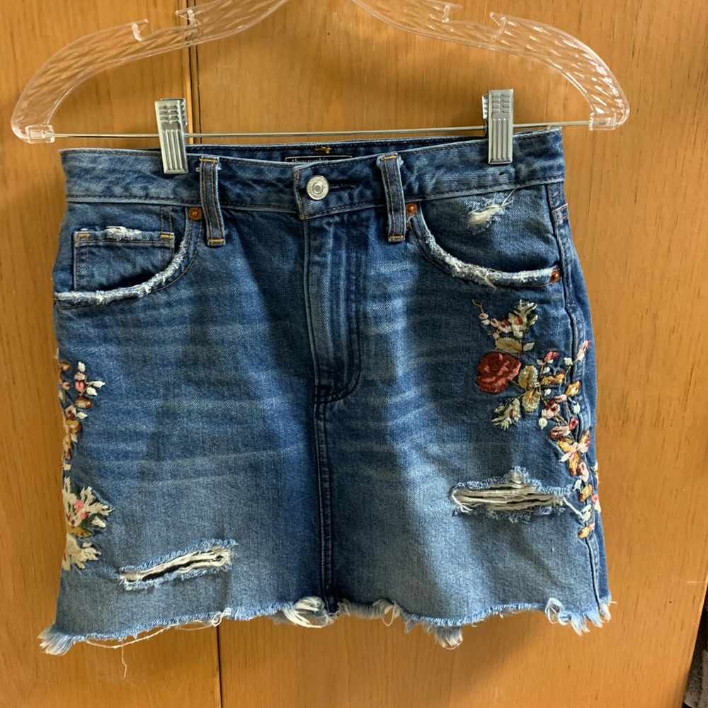 Blue jean skirt!